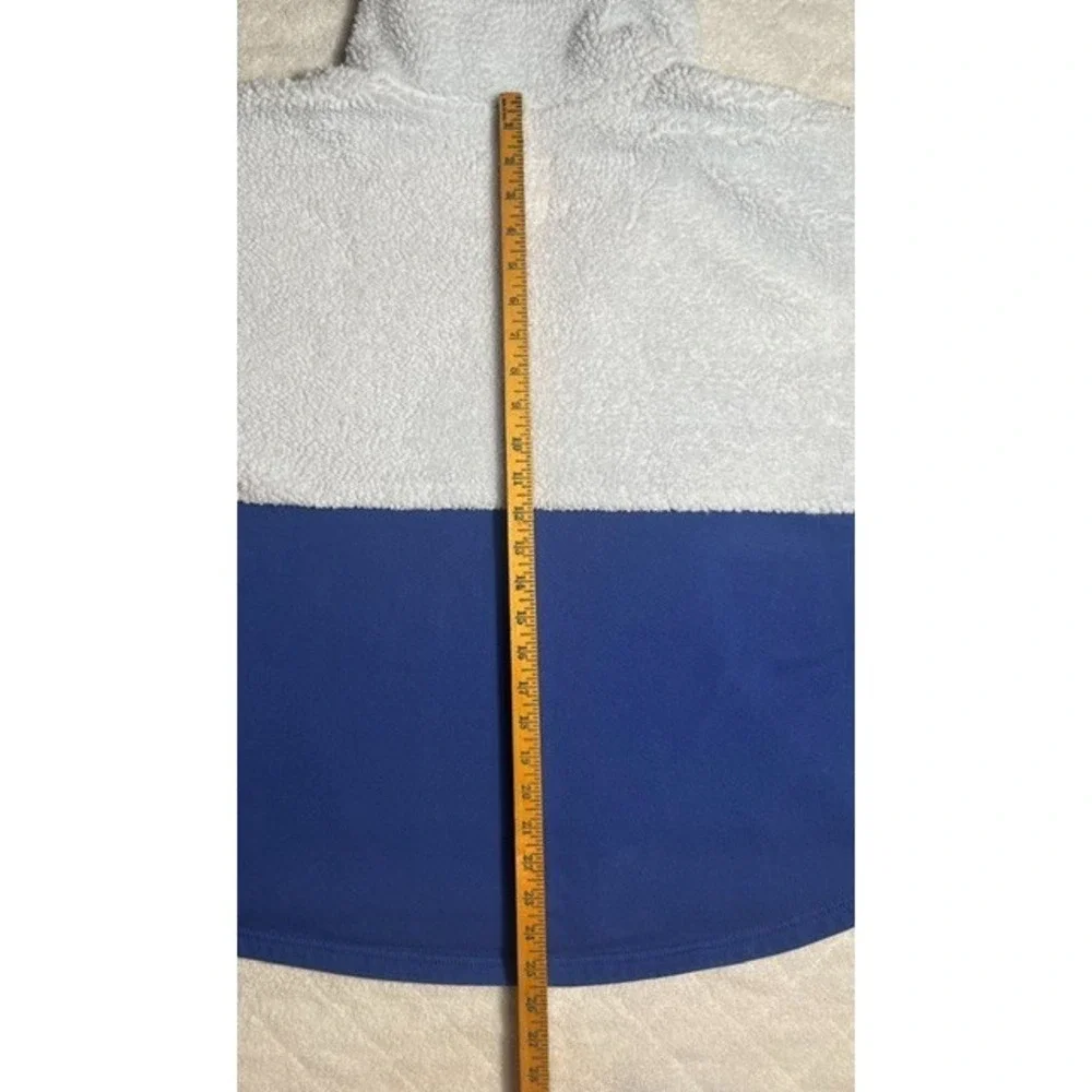 NFL Women's Sz XXL Los Angeles Rams Half-Zip Sherpa Pullover Football Logo -2269